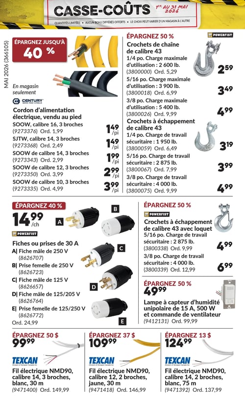 Circulaire Princess Auto - Casse-Coûts - Page 31