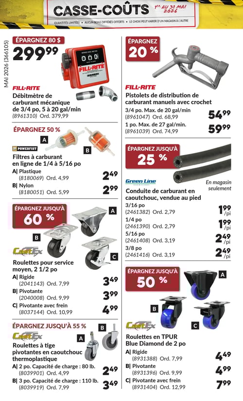 Circulaire Princess Auto - Casse-Coûts - Page 32