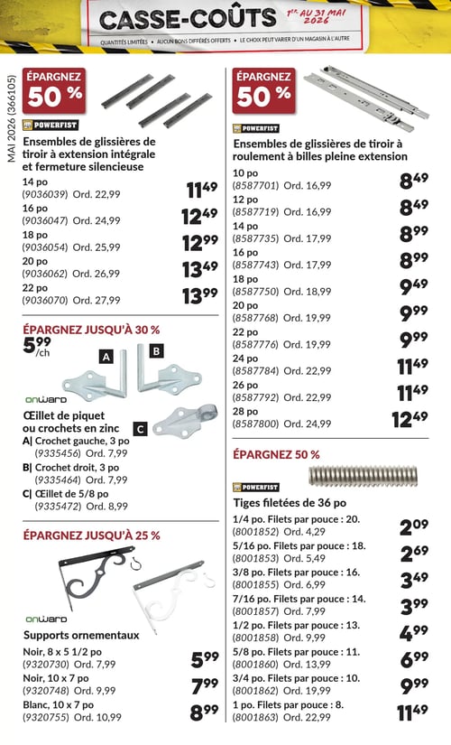 Circulaire Princess Auto - Casse-Coûts - Page 33