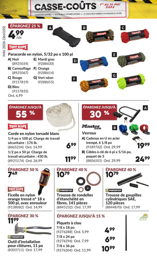 Circulaire Princess Auto - Casse-Coûts - Page 34