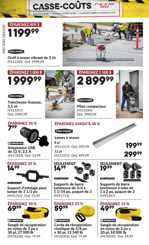 Circulaire Princess Auto - Casse-Coûts - Page 37