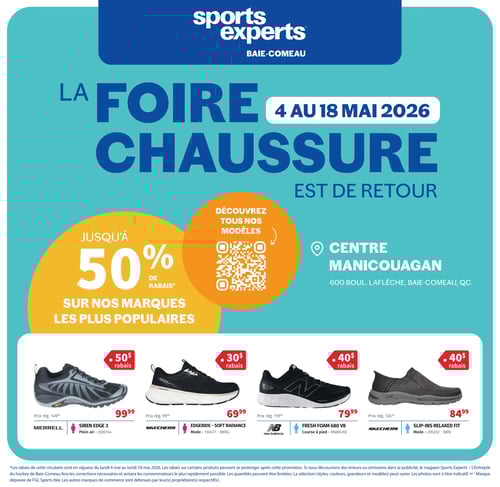 Circulaire Sports Experts - La foire chaussure est de retour - Page 1