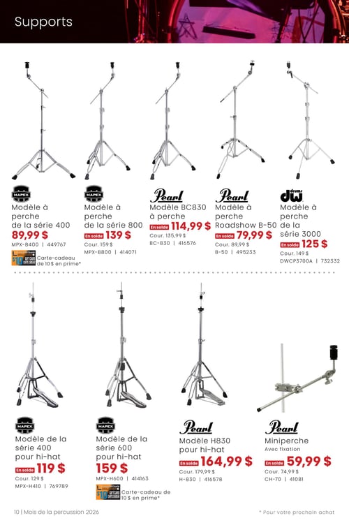 Circulaire Long & McQuade Instruments de Musique - Mois de la percussion - Page 10