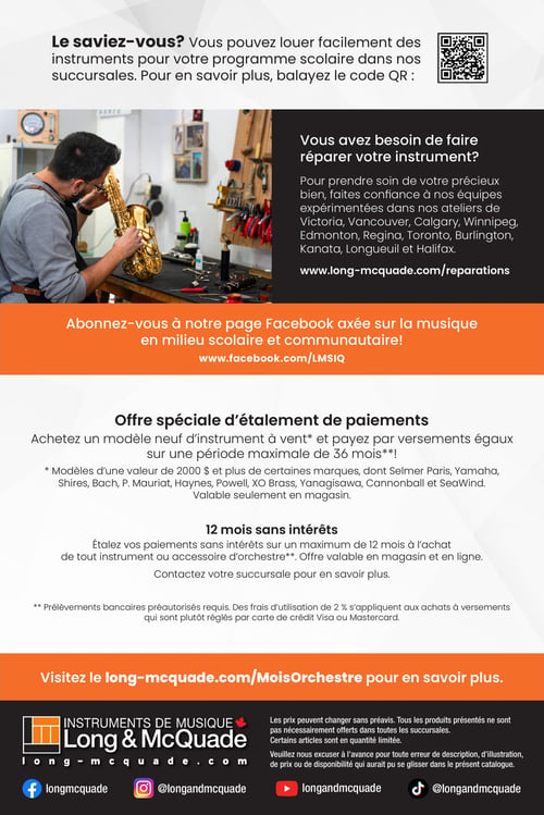 Circulaire Long & McQuade Instruments de Musique - Page 12