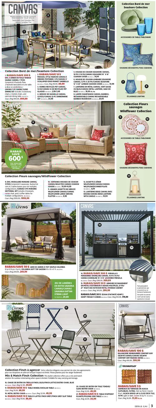 Circulaire Canadian Tire - Inspirations Printemps - Page 3