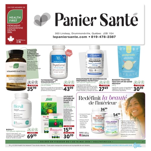 Circulaire Panier Santé - Page 1