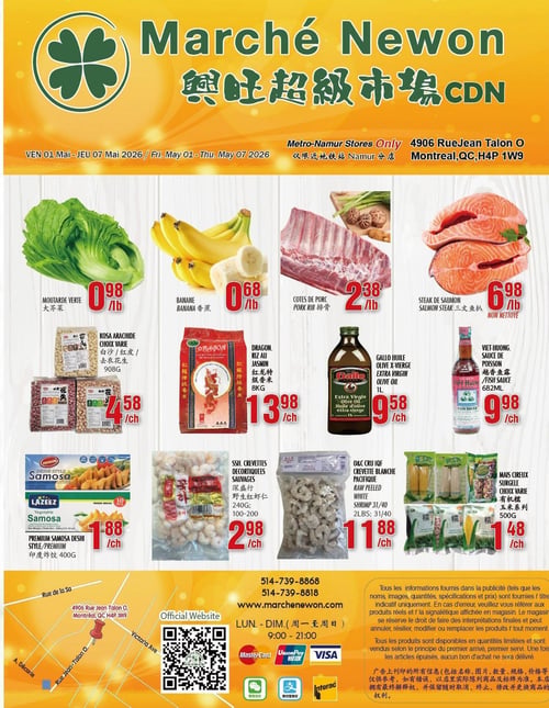 Circulaire Marché Newon Jean Talon - Page 1