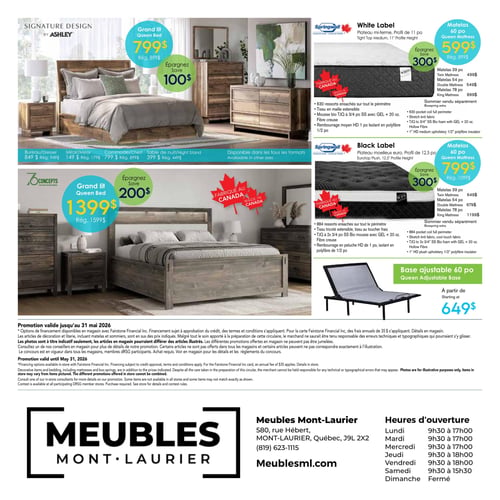 Circulaire Meubles Mont-Laurier - Page 4
