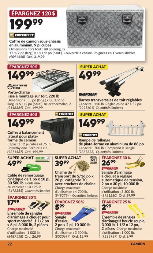 Circulaire Princess Auto - Page 32