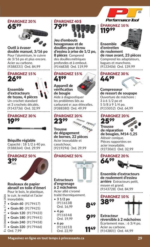 Circulaire Princess Auto - Page 39