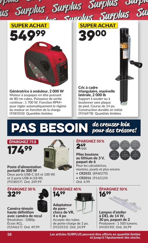 Circulaire Princess Auto - Page 68