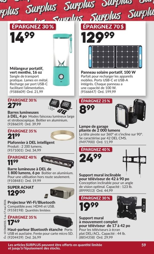 Circulaire Princess Auto - Page 69