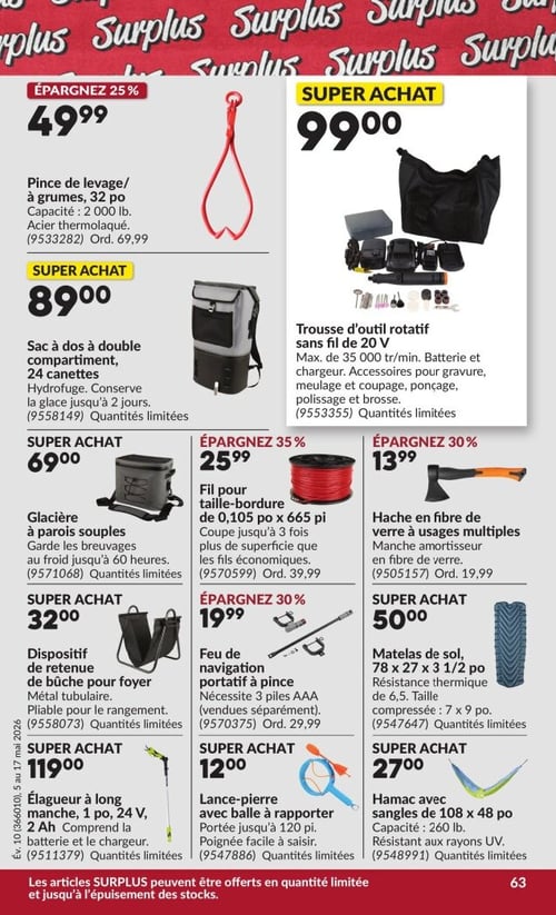 Circulaire Princess Auto - Page 73