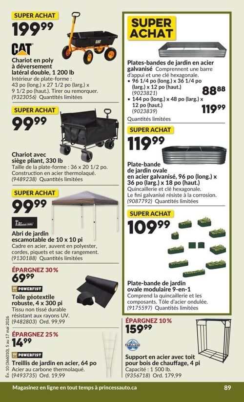 Circulaire Princess Auto - Page 99