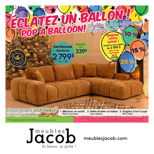 Circulaire ​Meubles Jacob - Page 1