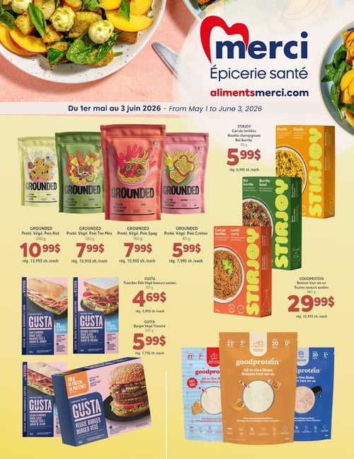 Circulaire Les Aliments Merci Épiceries Santé - Page 1