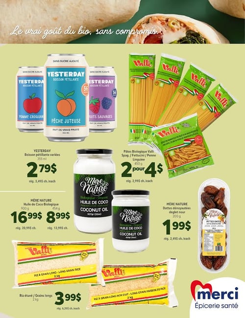 Circulaire Les Aliments Merci Épiceries Santé - Page 4