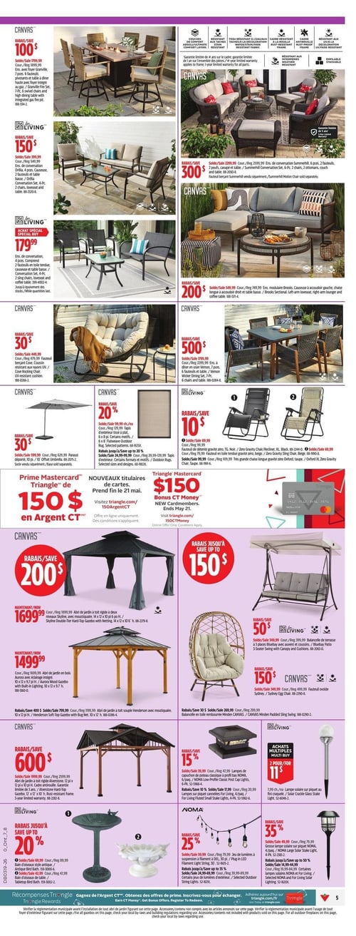 Circulaire Canadian Tire - Super Solde du Printemps - Page 5