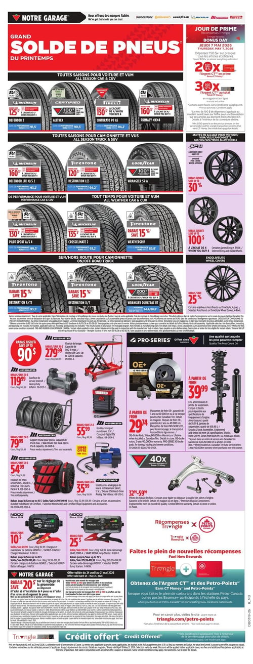Circulaire Canadian Tire - Super Solde du Printemps - Page 14