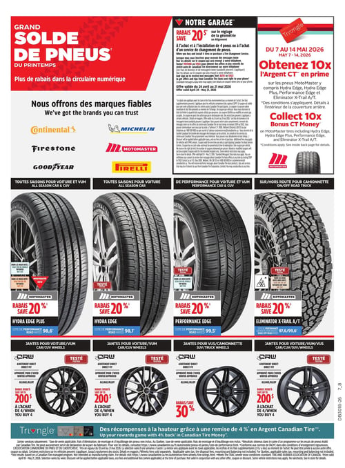 Circulaire Canadian Tire - Super Solde du Printemps - Page 16