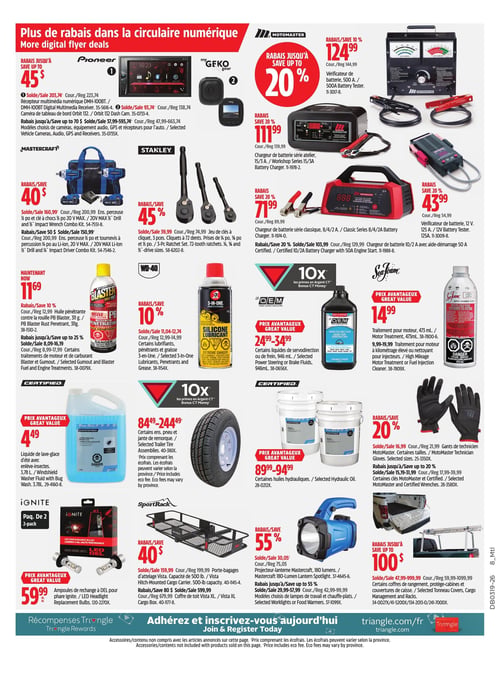 Circulaire Canadian Tire - Super Solde du Printemps - Page 17