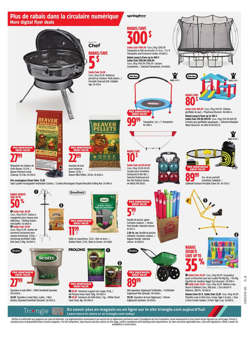 Circulaire Canadian Tire - Super Solde du Printemps - Page 18