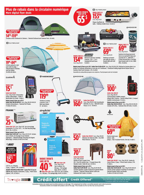 Circulaire Canadian Tire - Super Solde du Printemps - Page 21