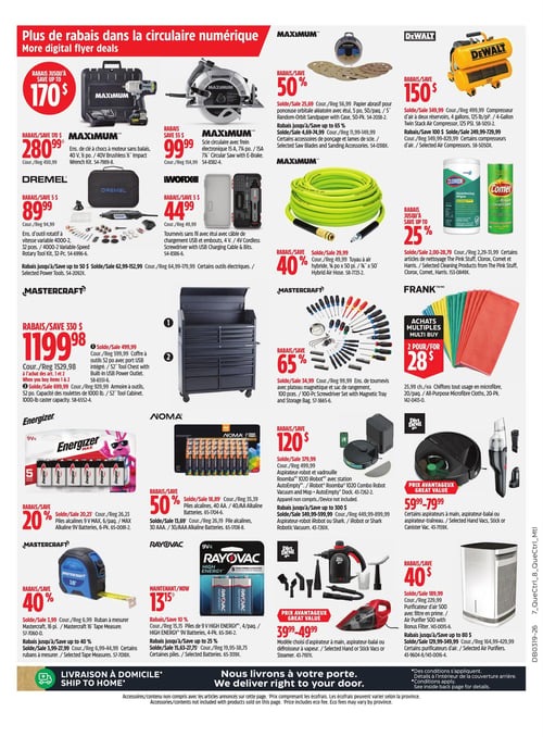 Circulaire Canadian Tire - Super Solde du Printemps - Page 26