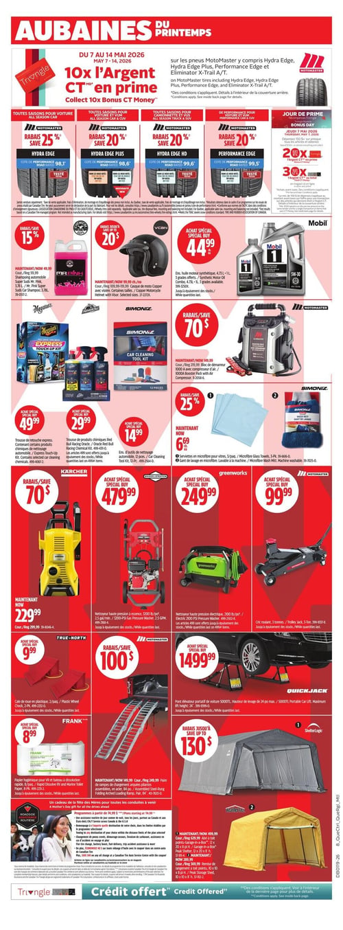 Circulaire Canadian Tire - Aubaines du Printemps - Page 8