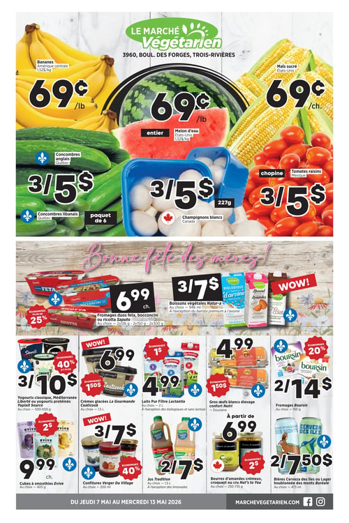Circulaire Marché Végétarien - Page 1