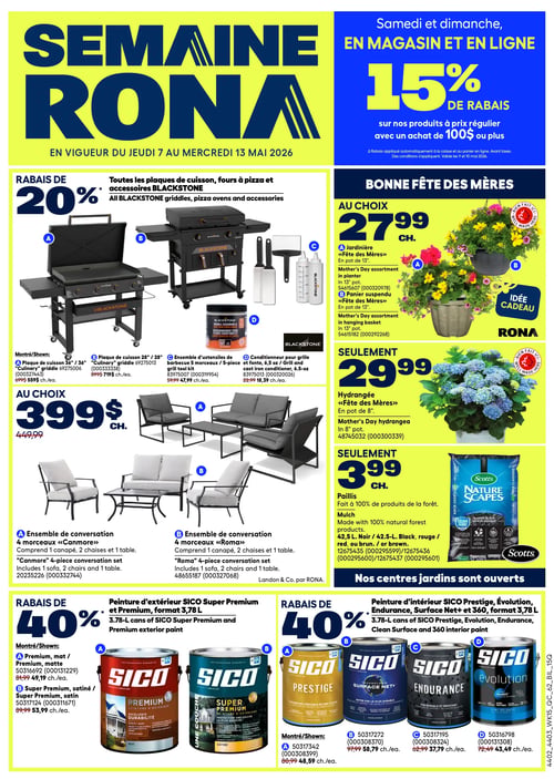 Circulaire Rona - Page 1