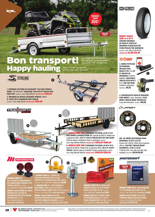 Circulaire Canadian Tire - En pleine Nature - Page 30