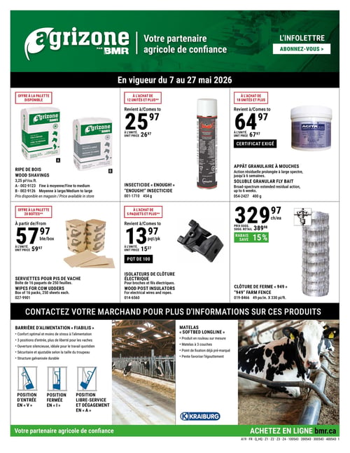 Circulaire BMR - Agrizone - Page 1
