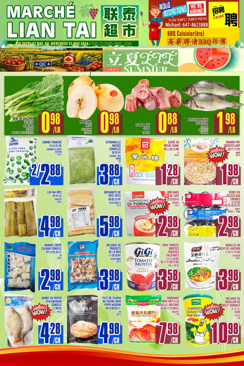 Circulaire Marché LianTai - Page 1
