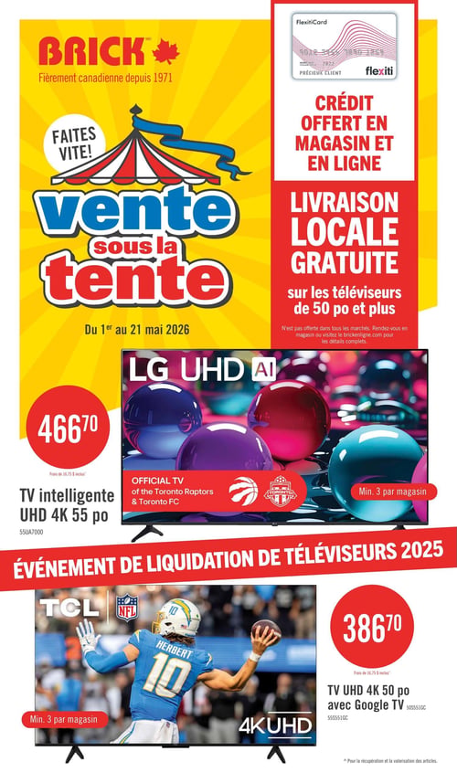 Circulaire Brick - Vente sous la tente - Page 1