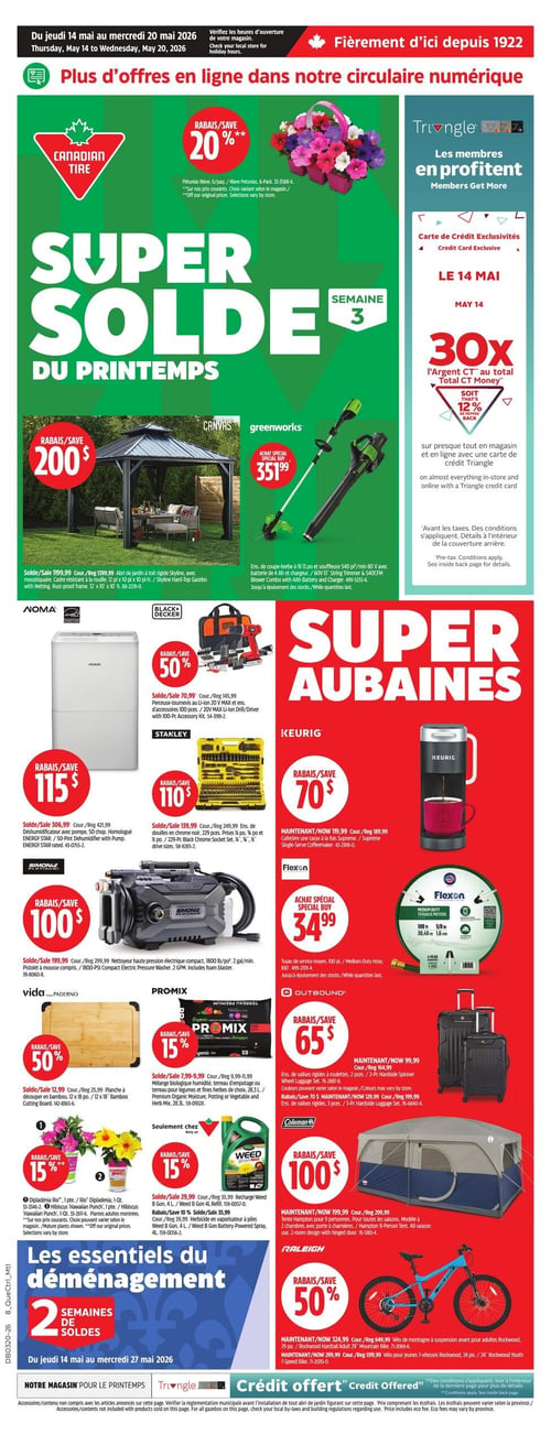Circulaire Canadian Tire - Page 1
