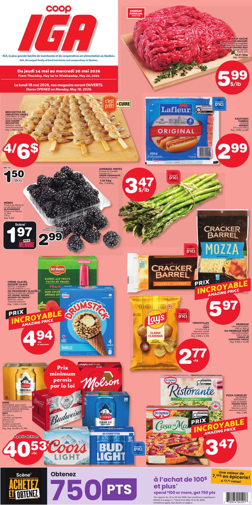 Circulaire IGA Coop - Îles de la Madeleine - Page 1