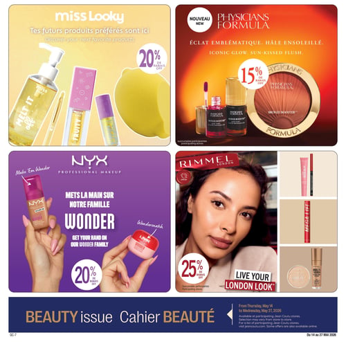 Circulaire Jean Coutu - Cahier Beauté - Page 14