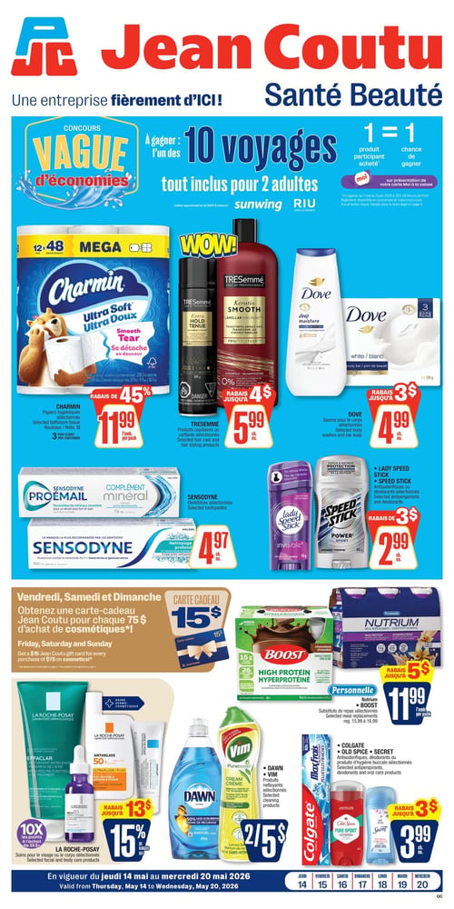Circulaire Jean Coutu - Santé Beauté - Page 1