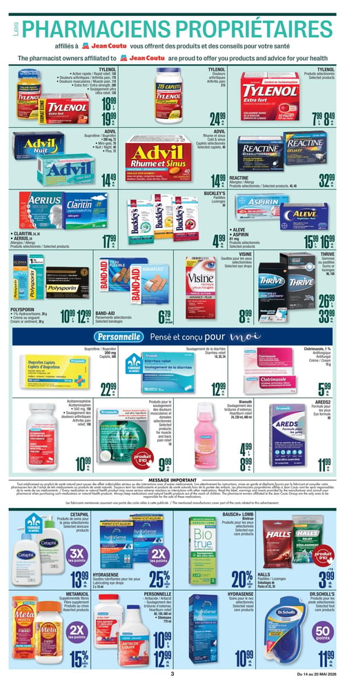 Circulaire Jean Coutu - Santé Beauté - Page 3