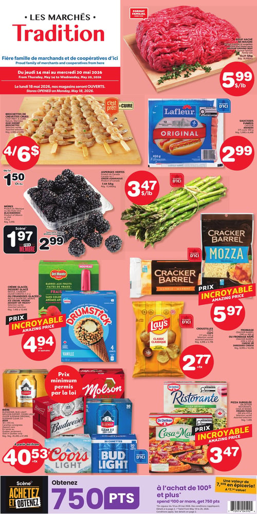 Circulaire Les Marchés Tradition - Page 1