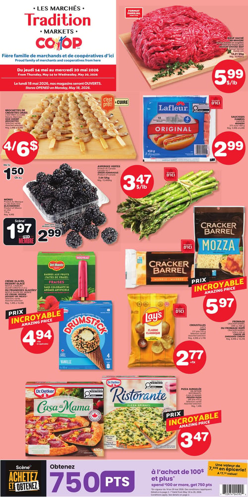 Circulaire Les Marchés Tradition - Nouveau-Brunswick - Page 1