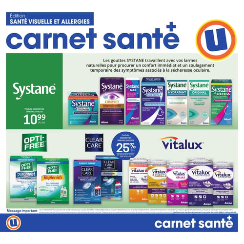 Circulaire Uniprix - Carnet Santé - Page 1