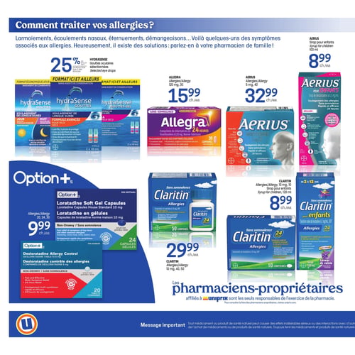 Circulaire Uniprix - Carnet Santé - Page 2