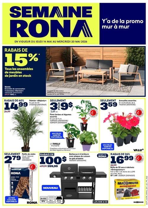 Circulaire Rona - Page 1
