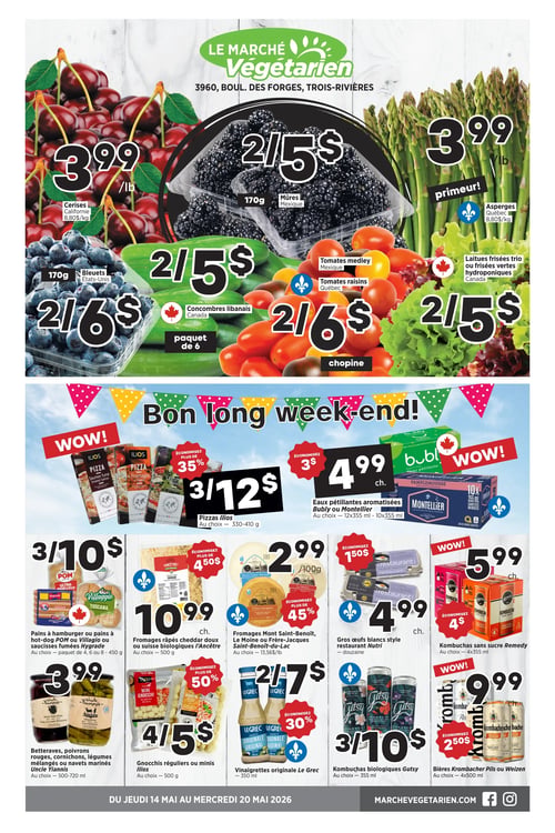 Circulaire Marché Végétarien - Page 1