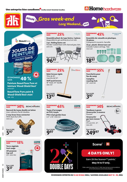 Circulaire Home Hardware - Page 1