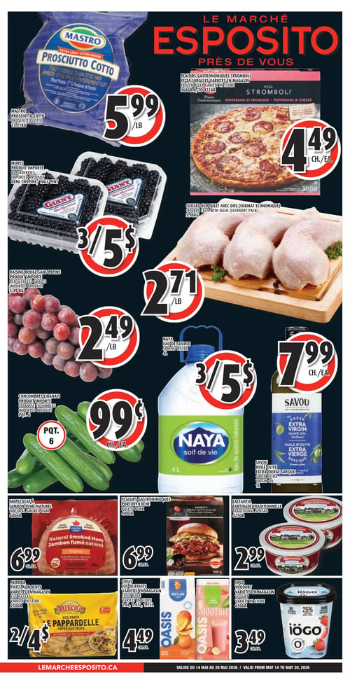 Circulaire Le Marché Esposito - Page 1