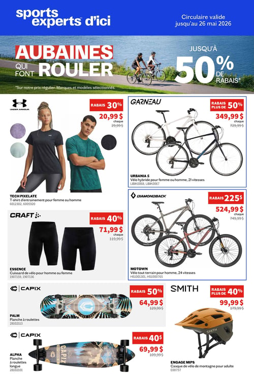 Circulaire Sports Experts - Aubaines qui font rouler - Page 1
