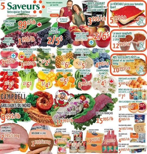 Circulaire Marché Le 5 Saveurs - Page 1